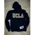 Navy Champion UCLA Bruins Hooded Sweatshirt wiith Sky Blue and Gold Stitched Lettering