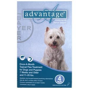 Advantage Flea Drops For Dogs 11-20 lbs.