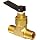Ham-Let H1200 Series Brass Toggle Valve, Inline, 1/4" NPT Male