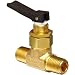 Ham-Let H1200 Series Brass Toggle Valve, Inline, 1/4" NPT Male