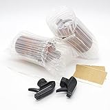 2 New, Empty Amber Glass Spray Bottle - Large 16 oz Refillable Container with Black Trigger, Great for Essential Oils, Cleaning Products, Aromatherapy and Cooking