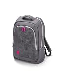 Dicota BacPac Bounce - Sac &agrave; dos pour ordinateur portable - 16.4" - gris, rose