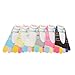 6 Pairs Cotton No-show Toe Socks With Silicone Heel-Grip