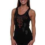 San Francisco Giants Repeating Logo Women's Black Tank Top Small