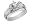 Diamond Marquise Engagement Ring and Wedding Band Set 1/2 Carat (ctw) in 14K White Gold, Size 4.5