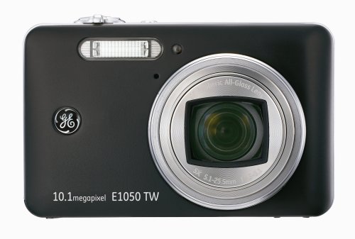 GE E1050TW-BK 10 MP Digital Camera with 5x Optical Zoom and 3.0-Inch Touch-Screen LCD (Black)