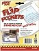 4" x 6" Peel & Stick Flip Pockets