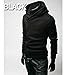 Men's Oblique Zipper Jacket Cosplay Costumes Hoodie II Coat