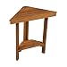 Mini Corner Bench (Burmese Teak) (18"H x 17"W x 12.5"D)
