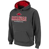Arkansas Razorbacks Charcoal Classic Twill II Pullover Hoodie Sweatshirt (Large)