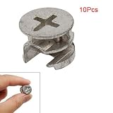 Amico Furniture Connector DIY Boards Metal Cam Fittings 10pcs