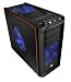 Thermaltake VL10001W2Z Element G ATX Mid Tower Gaming Case with 3x TouchColor Fan (Black)