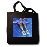 Ballerinas dancing underwater in a swimming pool - Black Tote Bag 14w X 14h X 3d