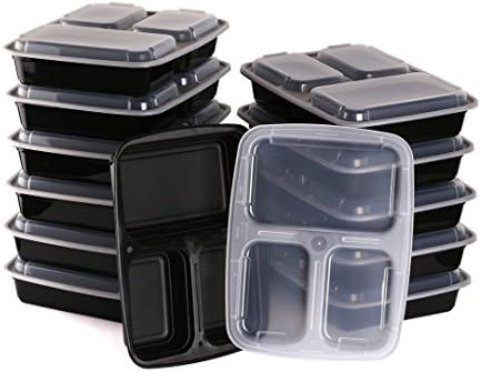 Are You Doing Portion Control or Meal Prep? This Container with Lids Are the Perfect Size. Go From Freezer to Microwave. Includes Printable Portion Control Cards & How to E-book