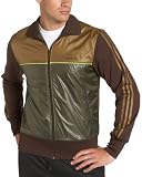 adidas Men's Color Block Fabric Mix Track Top