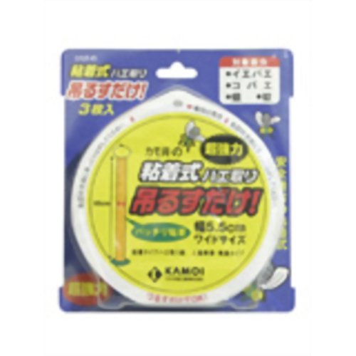 Cover image : カモ井 粘着式ハエ取り 吊るすだけ 3個入