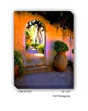ARCH PASSAGEWAY - Gallery Wrapped, Stretched Canvas Photograph