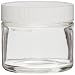Greenwood Products Clear Glass Straight Sided Jar, with White Polypropylene PTFE Lined Cap, Assembled