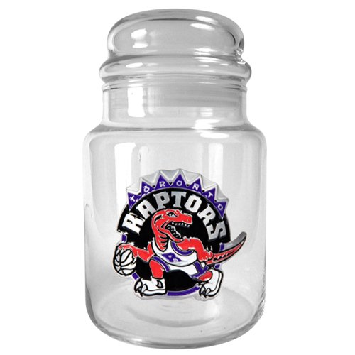 NBA Toronto Raptors 31-Ounce Glass Candy Jar - Primary Logo