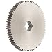 Boston Gear GA62B Plain Change Gear, 14.5 Degree Pressure Angle, 20 Pitch, 0.625" Bore, 62 Teeth, Cast Iron