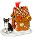 Chihuahua Black and White Gingerbread House Ornament