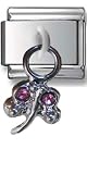 Dragonfly Zirconia Italian Charm