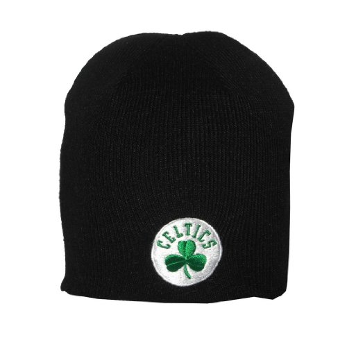 Adult NBA Boston Celtics Warm Ski & Skate Beanie / Winter Hat - One Size Fits All - Black