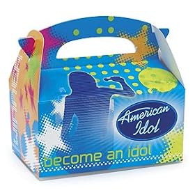 Party Supplies - Empty American Idol Favor Boxes (4) by Birthday Express