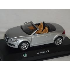 AUDI TT ROADSTER CABRIO SILBER 2. GENERATION 1/24 CARARAMA MODELLAUTO MODELL AUTO