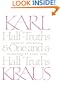 Half-Truths and One-and-a-Half Truths: Selected Aphorisms