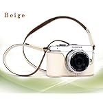 OLYMPUS マイクロ一眼 PEN E-PL1 用速写ケース（ストラップ付）ベージュ