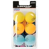 Dunlop Table Tennis Neon Energy 6 Ball Blister