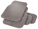 Rubberqueen 10794 Carpeted Floor Mat 4-Pc Set - Gray