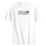 T-Shirt White Elegant Flag  Southampton  Bermuda City