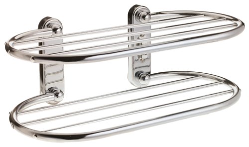 Warmrails Oval Towel Warmer and Drying Shelf, Chrome