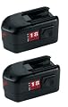 Milwaukee 48-11-2232 Value Pack 18-Volt 2.4 Amp Hour NiCad Slide Style Battery, 2 Pack