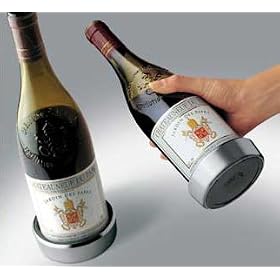 Wine Bottle Coaster Stainless Steel by Vacu Vin