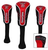 NCAA Texas Tech Red Raiders Golf Set of Three Nylon Headcovers