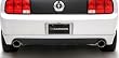3dCarbon 691566 05-09 Ford Mustang V6 Rear Bumper Lower Lip Valance w/ Dual Exhaust Outlets