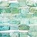 Aquamarine Bricks 8 X 6mm approx. (Size varies)
