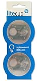 Litebase, blue LED for Litecup (no spill/glow in the dark cup)