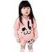PanDaDa Girls Rabbit Hoodie Sweat Shirt Pants Pullover Suits Outfits Sets 1-6y