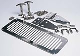 Rampage Products 7499 78-95 Jeep CJ & Wrangler YJ Complete Polished Stainless Steel Hood Set