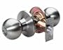 Master Lock BAO0115 Ball Keyed Entry Door Knob, Satin Nickel