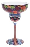 Santa Barbara MRG-7710B Alice Art Margarita Glass, Chaquita Margarita