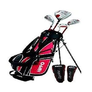 Hipfly Junior Set For Boys And Girls Age 6 - 8 Years Includes Driver, Hybrid, #6 7 Iron,... by 