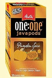 Melitta One:One Pumpkin Spice Universal Coffee Pods 18ct