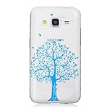 UNEXTATI Galaxy Core Prime 用 ケース 耐衝撃 高品質 TPU ハード カバー 超薄型ケース 全面保護 脱着簡単 クリア 透明 Samsung Galaxy Core Pri