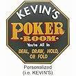CUSTOMIZED All In Poker Room All Wood Decorative Sign