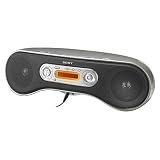 Sony ZS-SN10SILVER Compact MP3/CD Boombox with 10-key Direct Access remote control